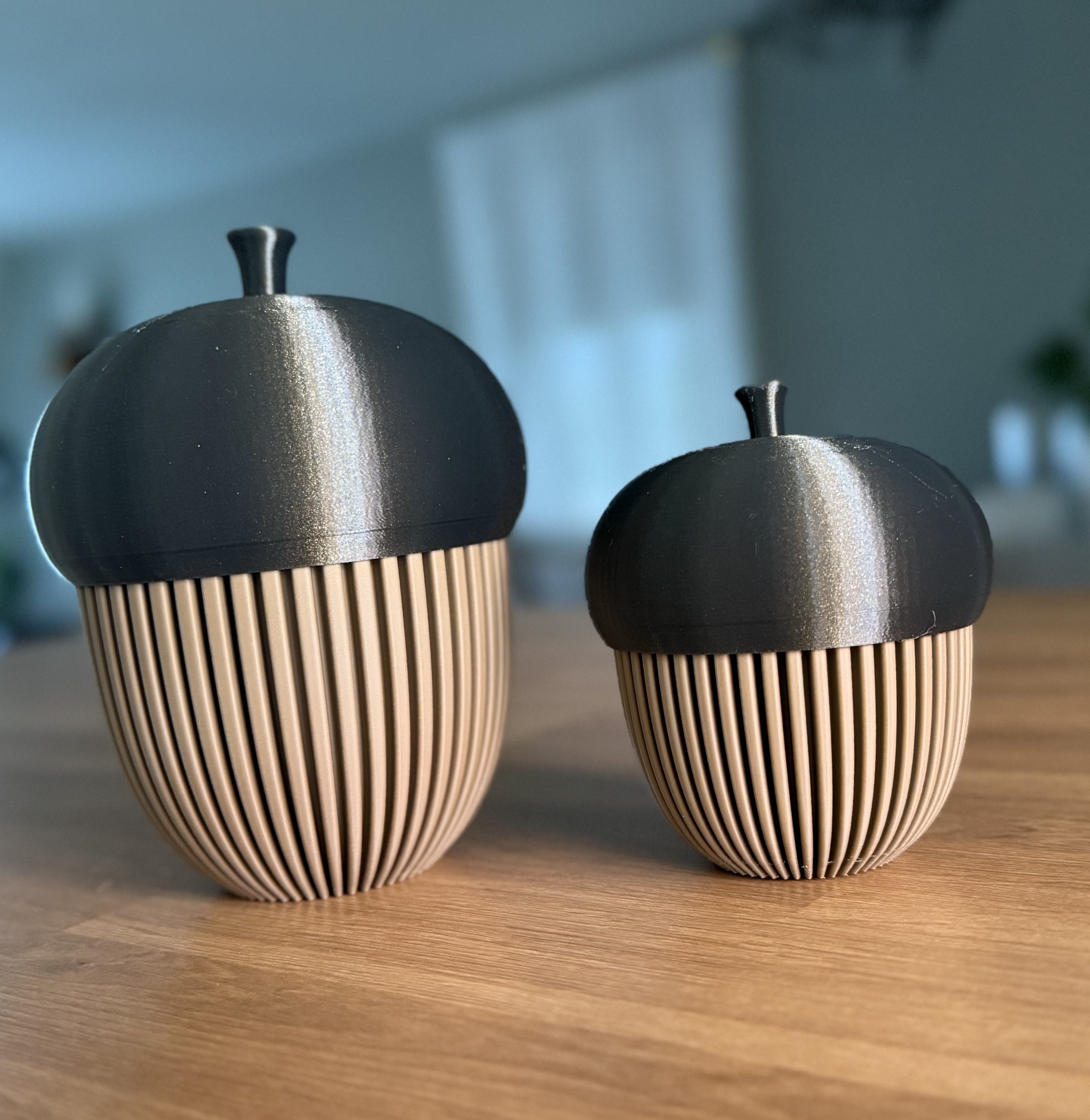 Acorn Shaped Storage Containers
