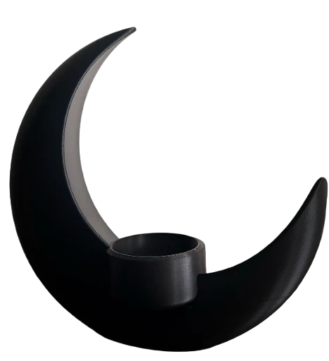 Moonshaped Candle/plant holder- large