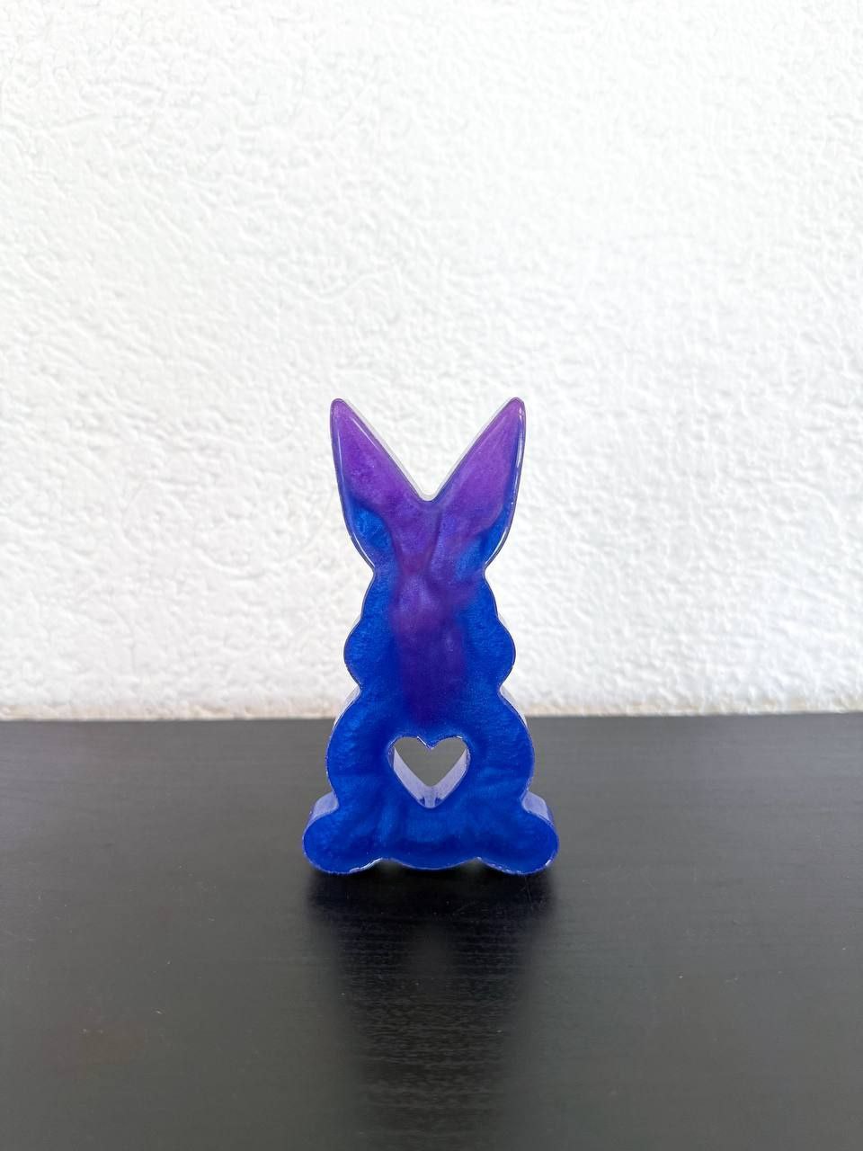 Coniglietto Cuore Viola 