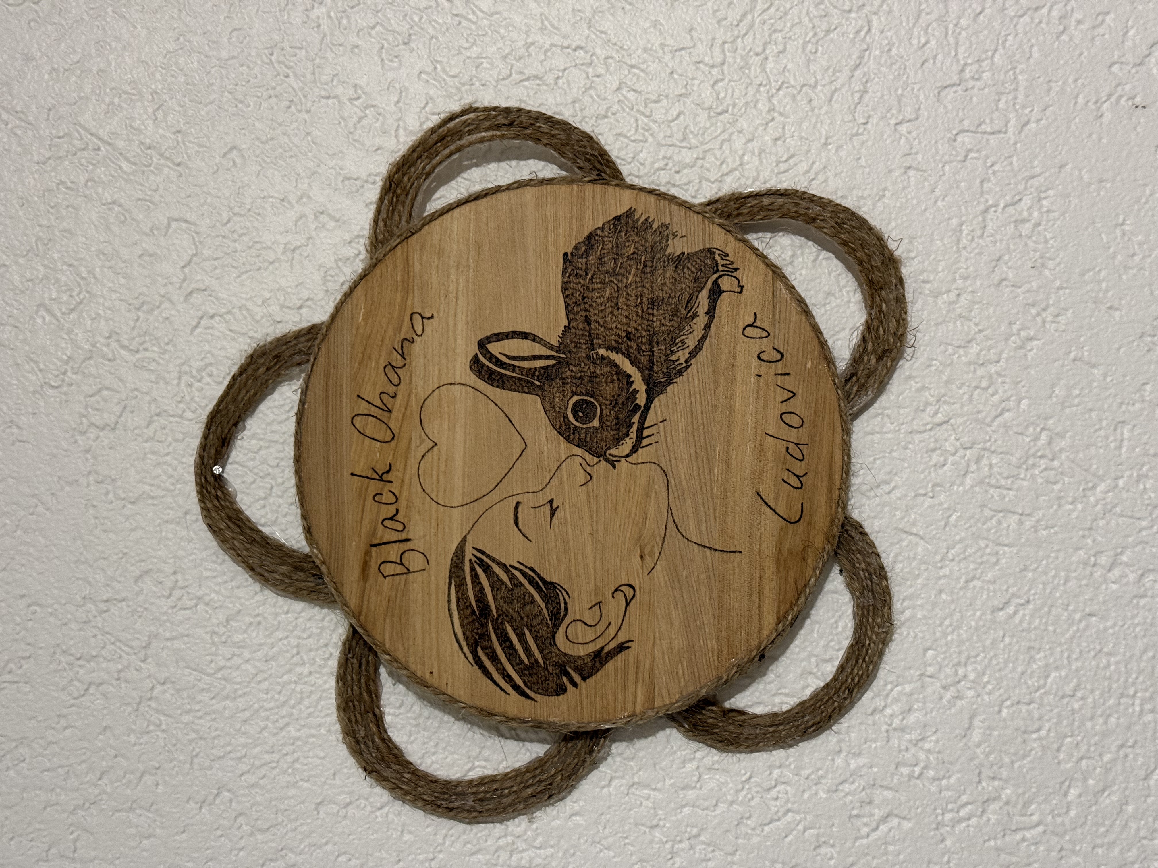 Disco di Legno Personalizzato