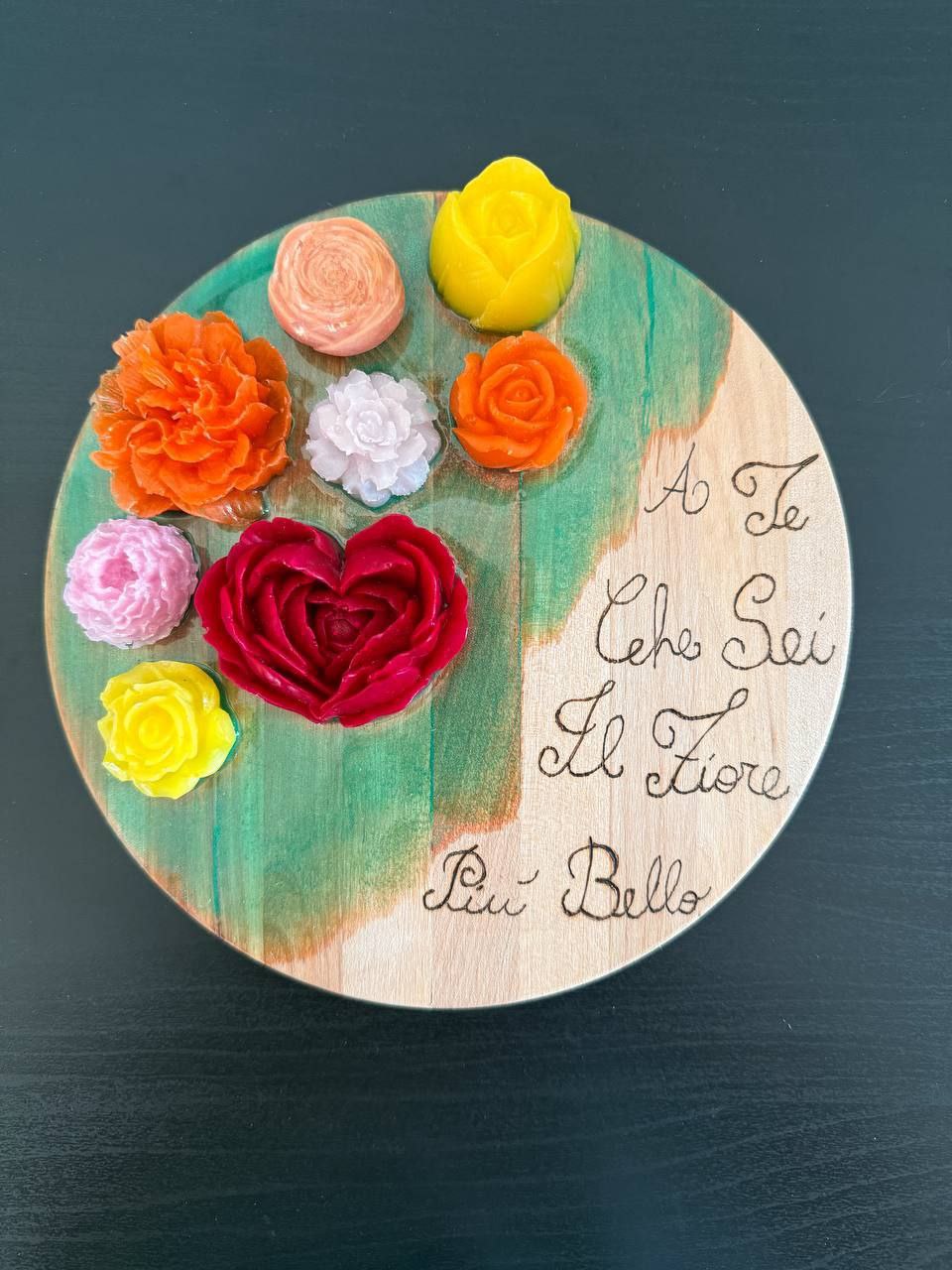 Disco Floreale Personalizzabile