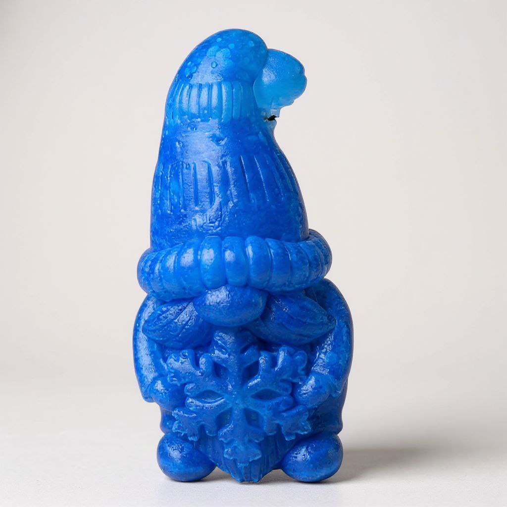 Gnomo Blu Fiocco di Neve