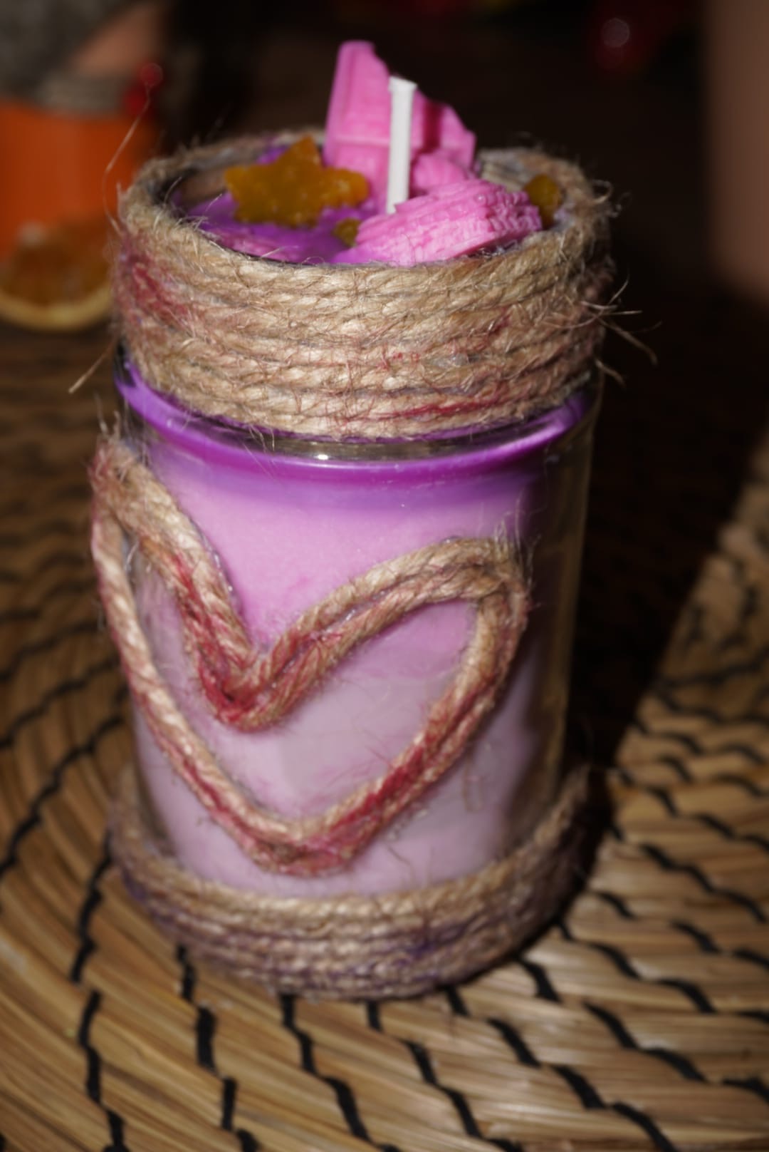 Candle Purple Love