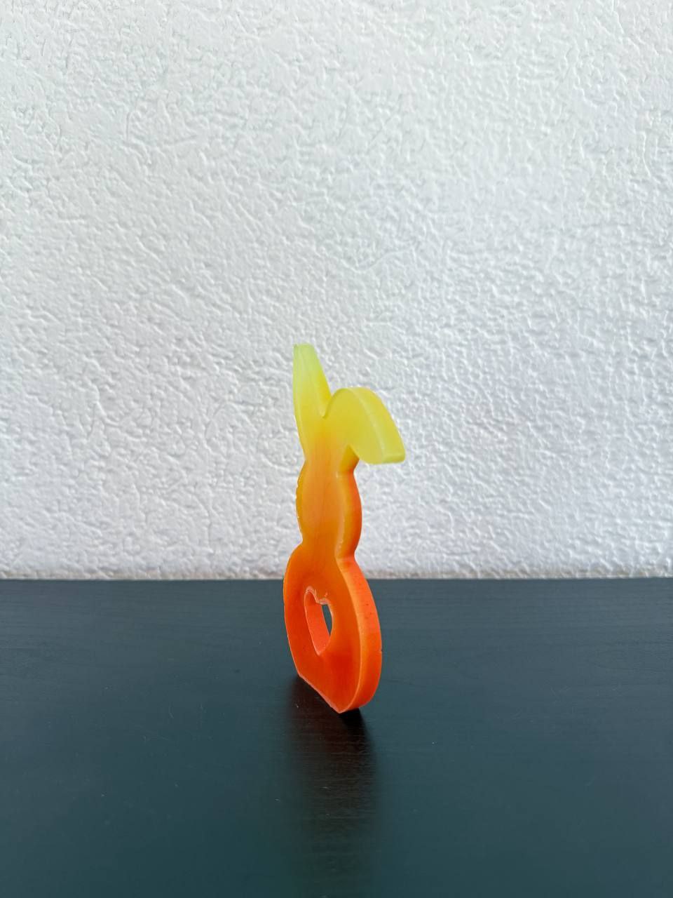 Coniglietto Cuore Arancione