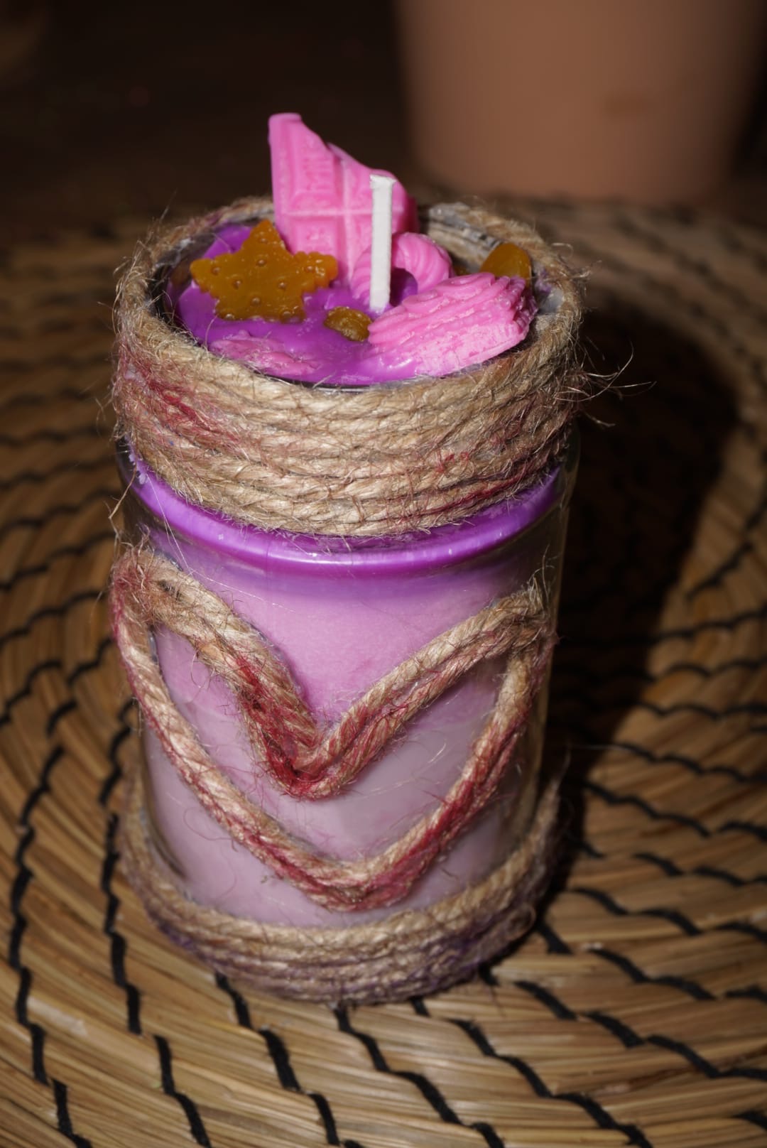 Candle Purple Love