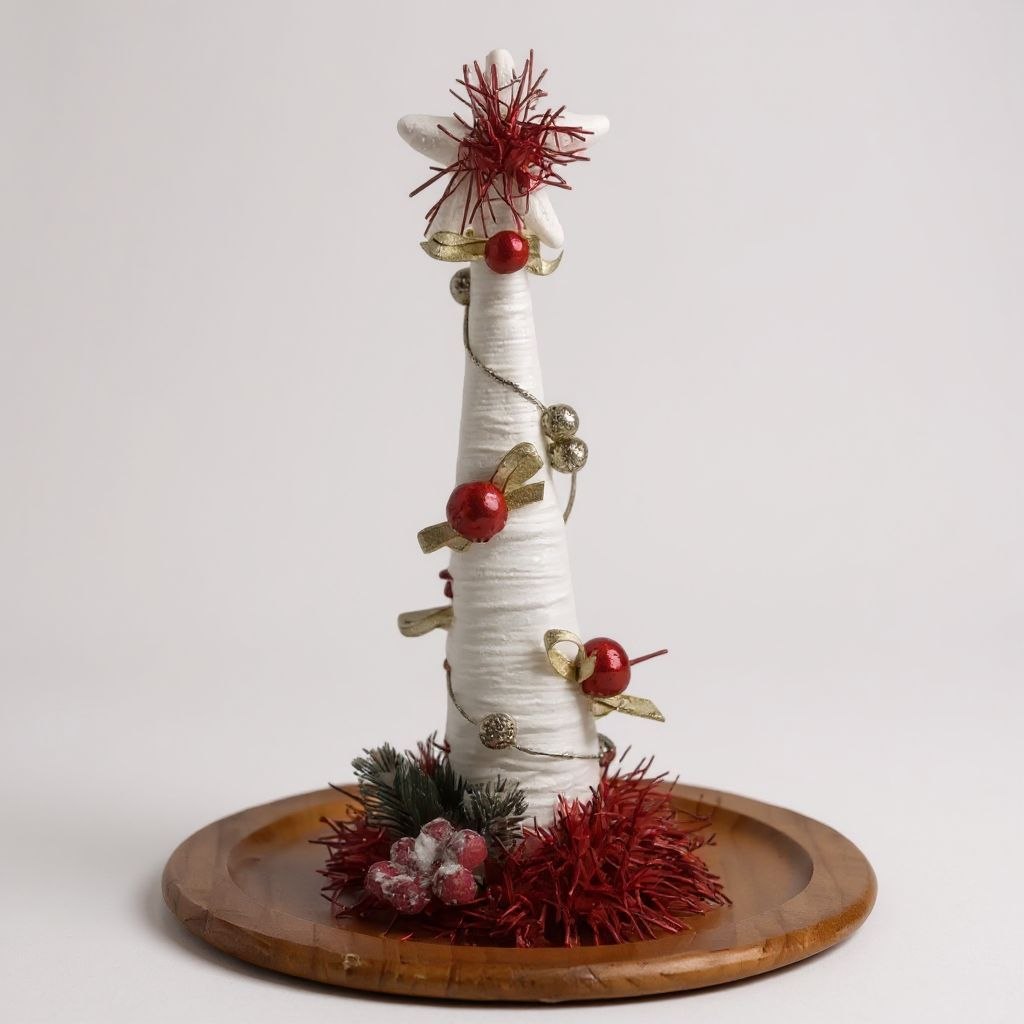 Albero Bianco Soprammobile