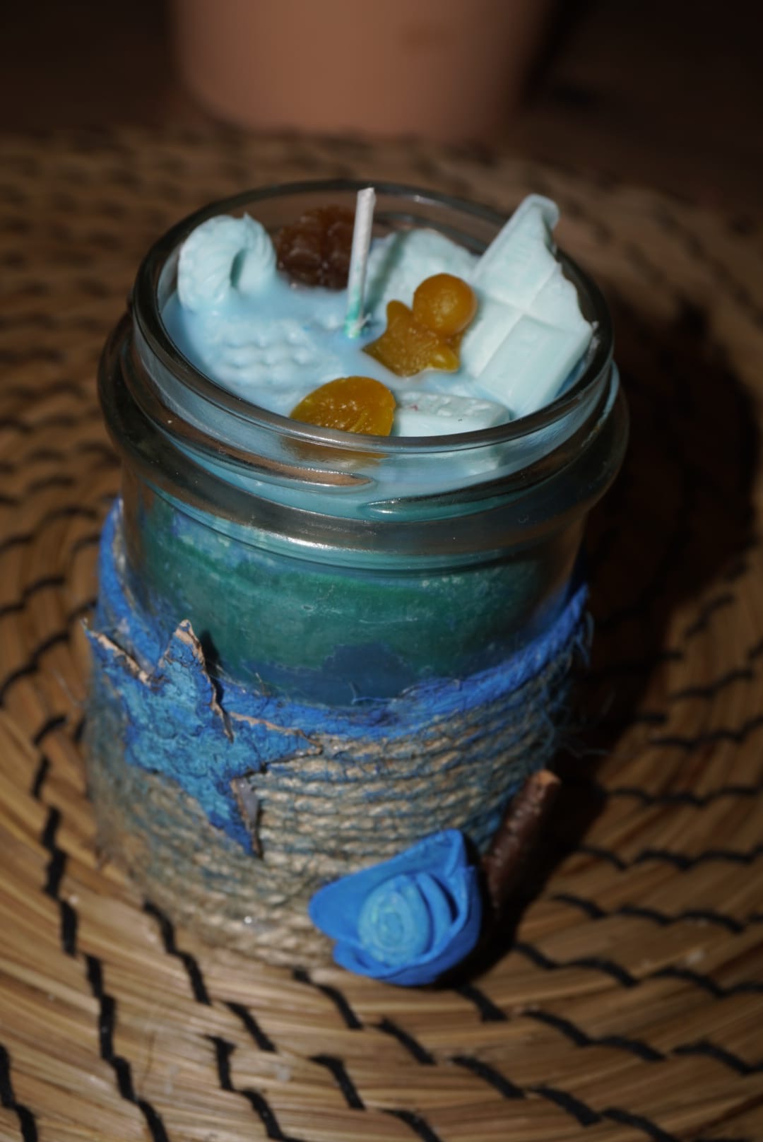 Candle Ocean Blue