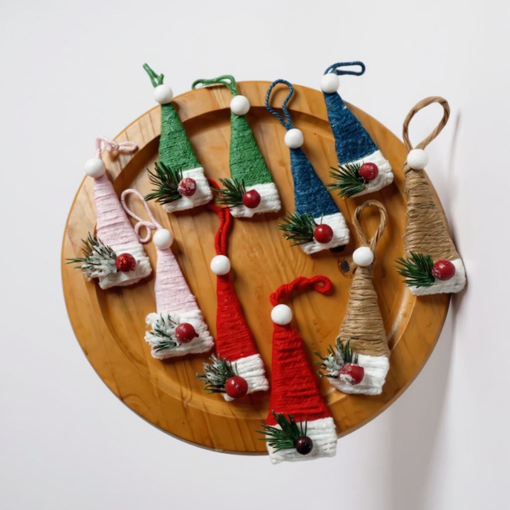 Cappellini Babbo Natale da Appendere