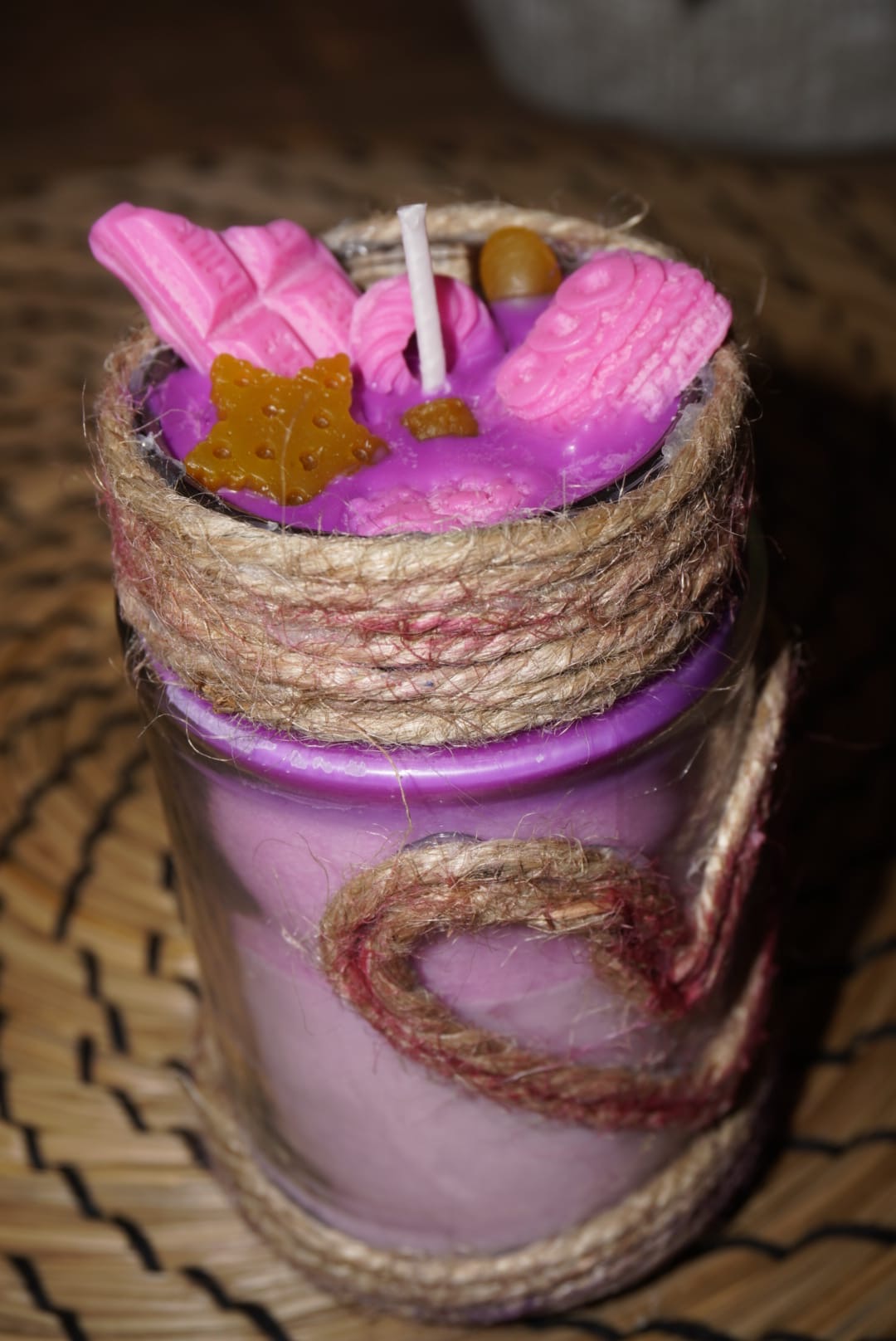 Candle Purple Love