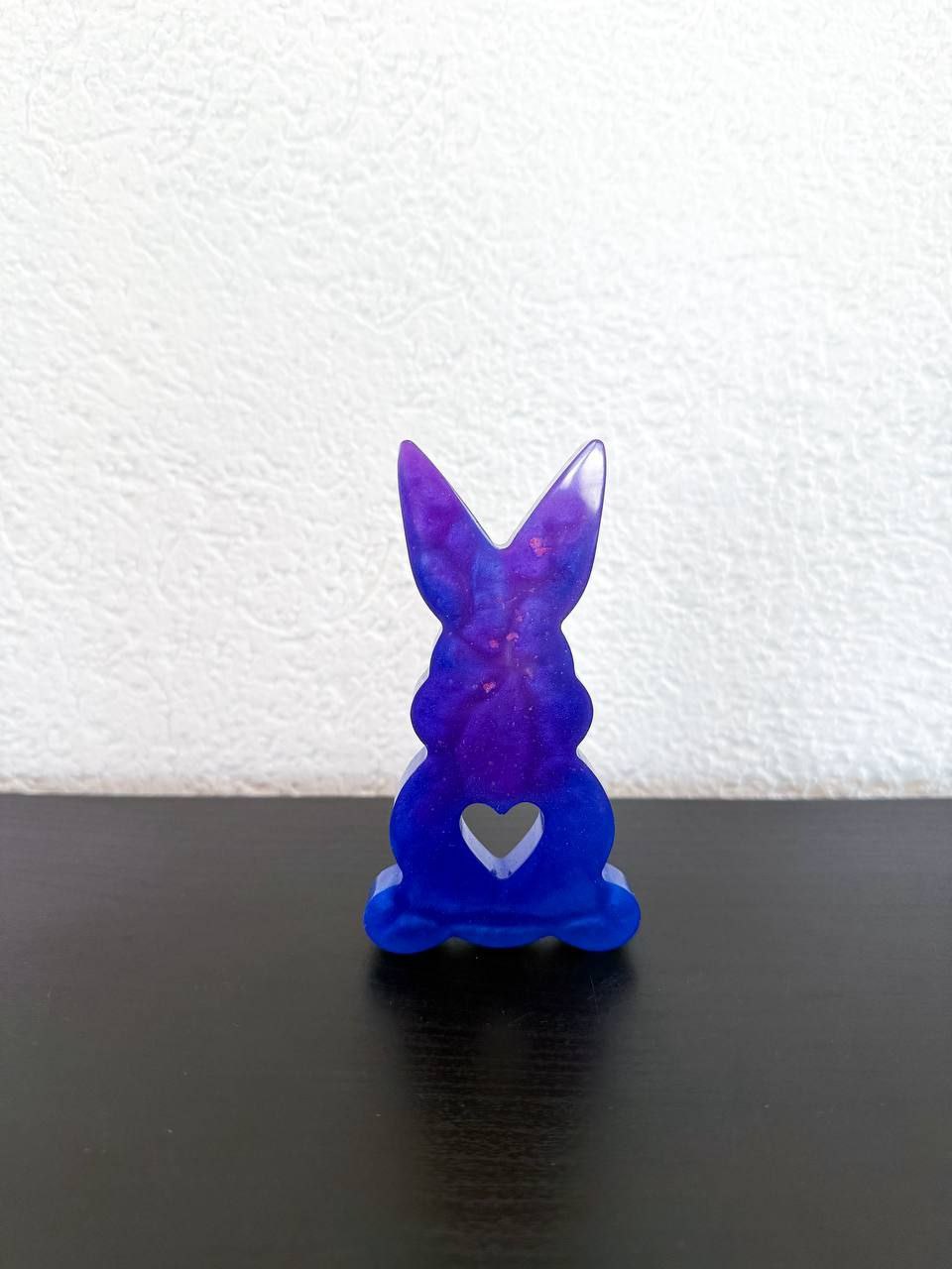 Coniglietto Cuore Viola 