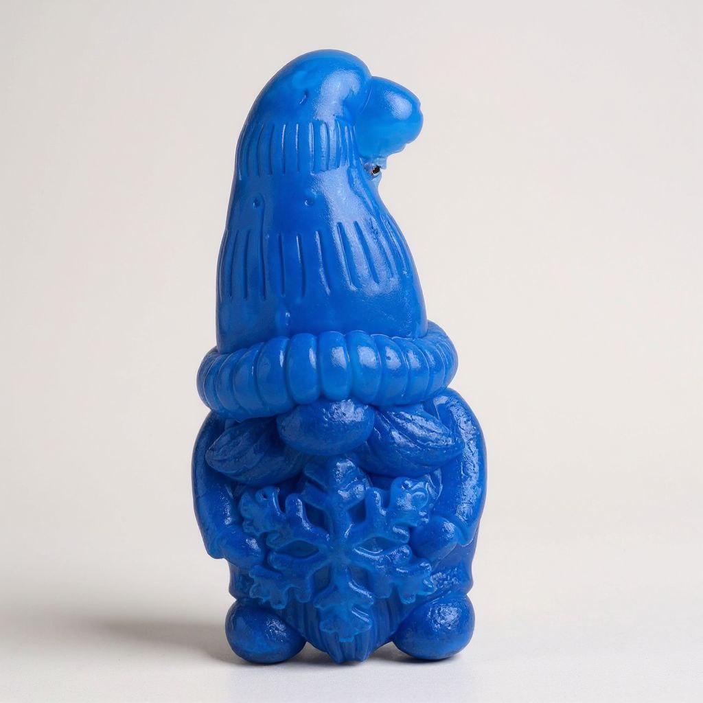Gnomo Blu Fiocco di Neve