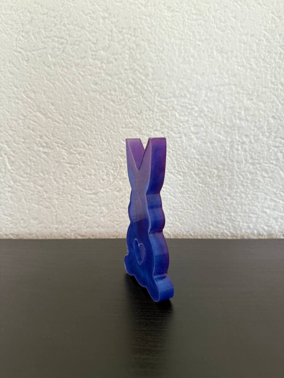 Coniglietto Cuore Viola 