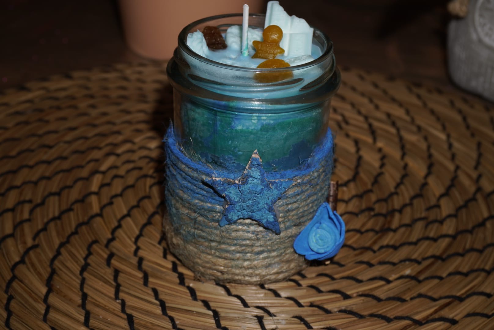 Candle Ocean Blue