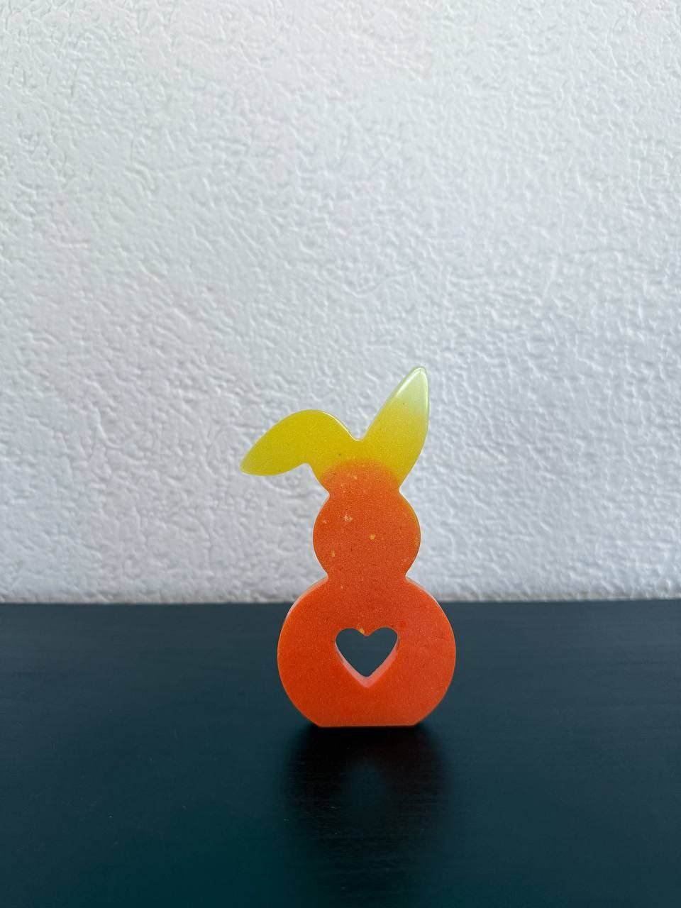 Coniglietto Cuore Arancione