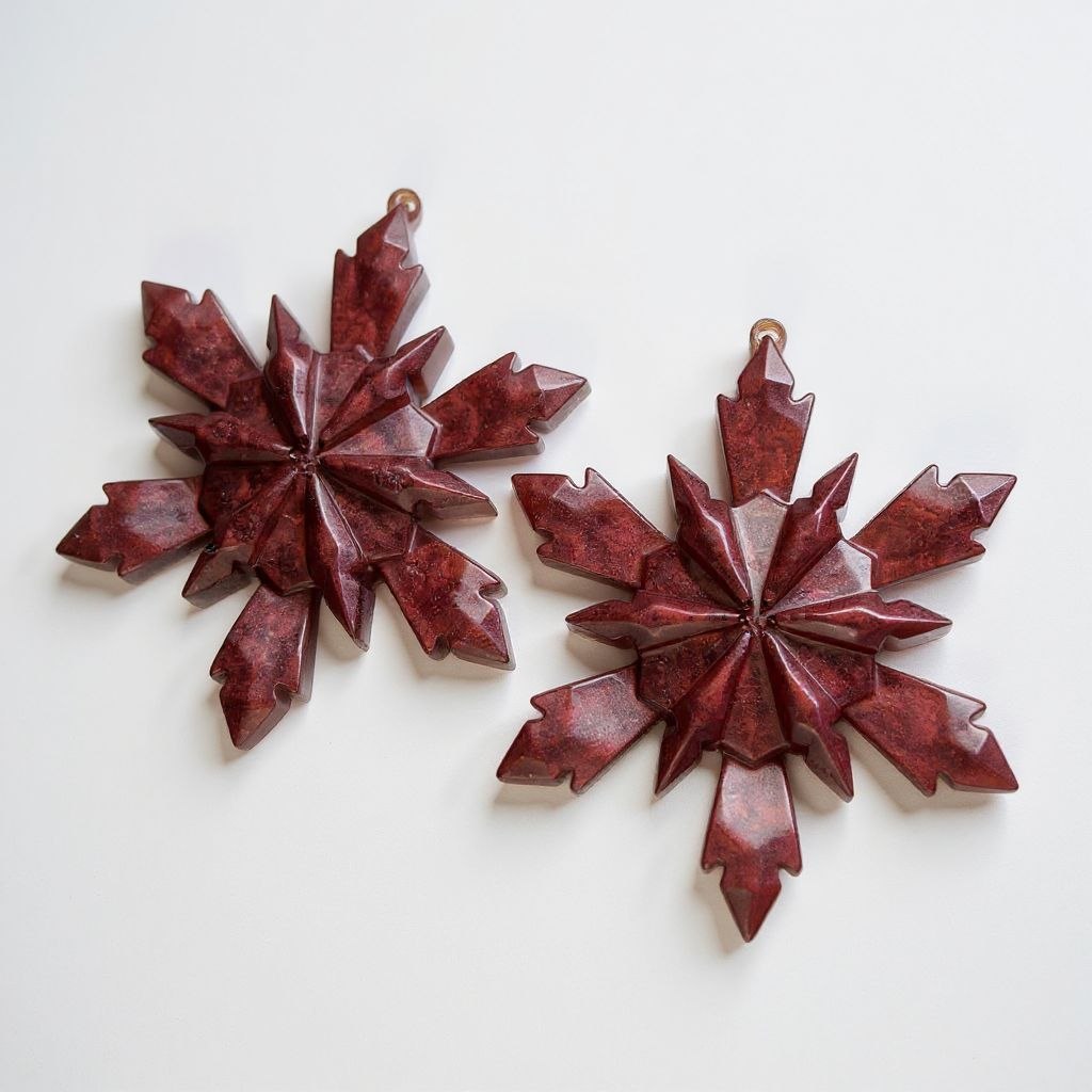 Fiocco di Neve Rosso