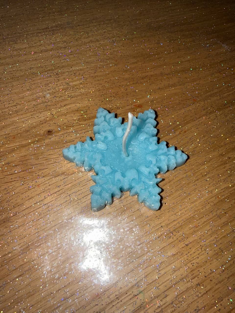Fiocco di Neve Blu