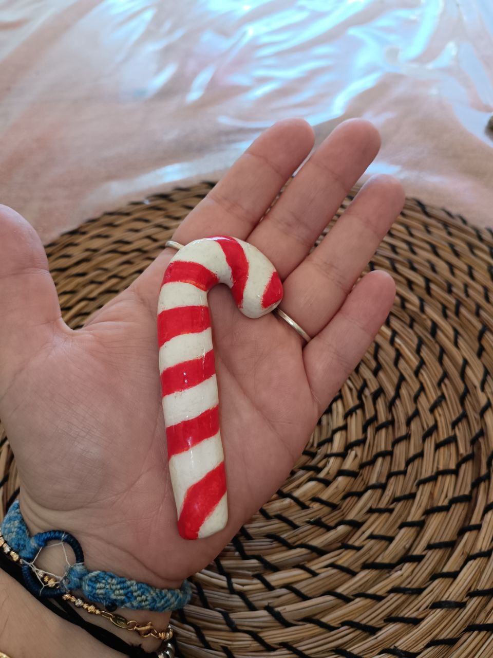 Bastoncino di Zucchero Rosso