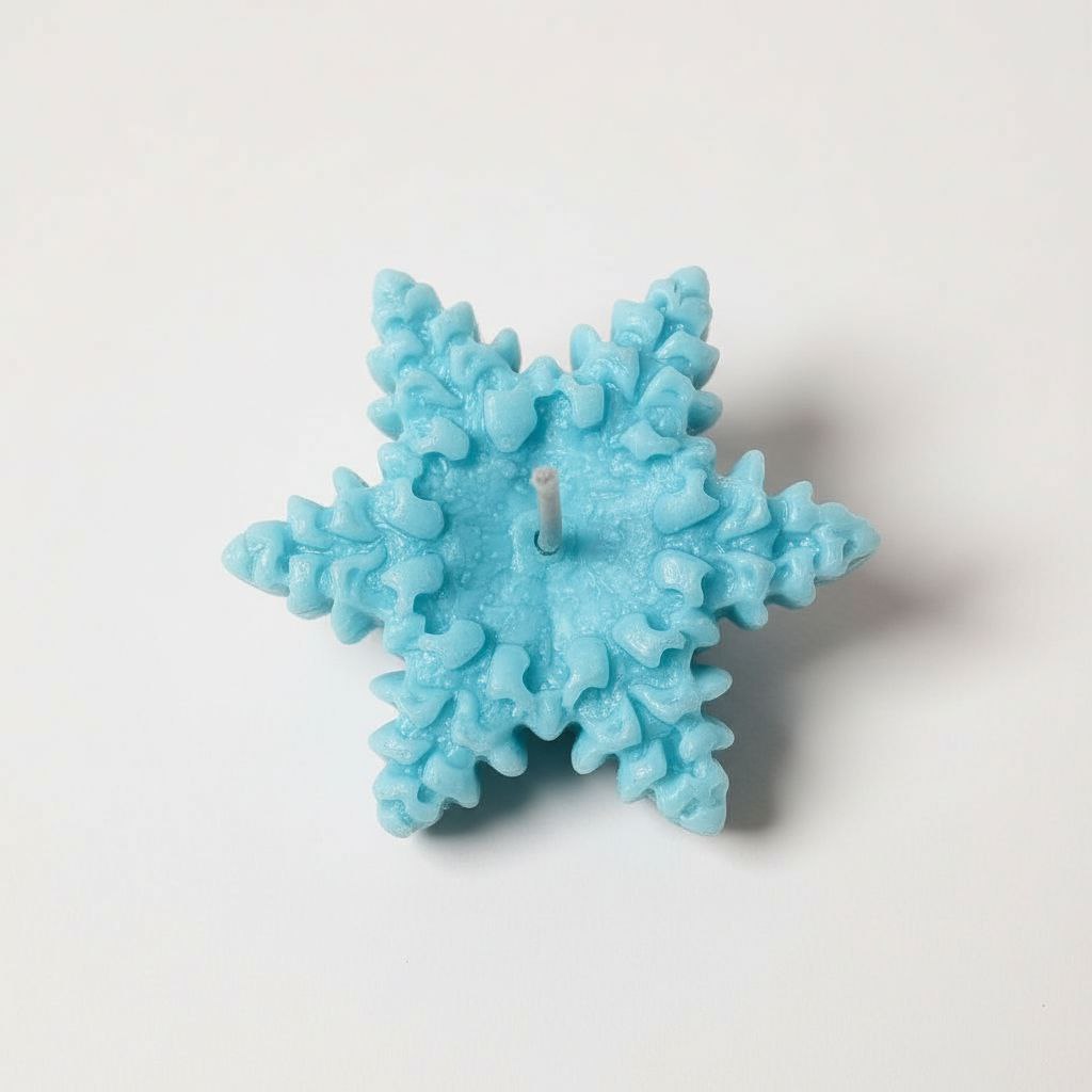 Fiocco di Neve Blu Punte