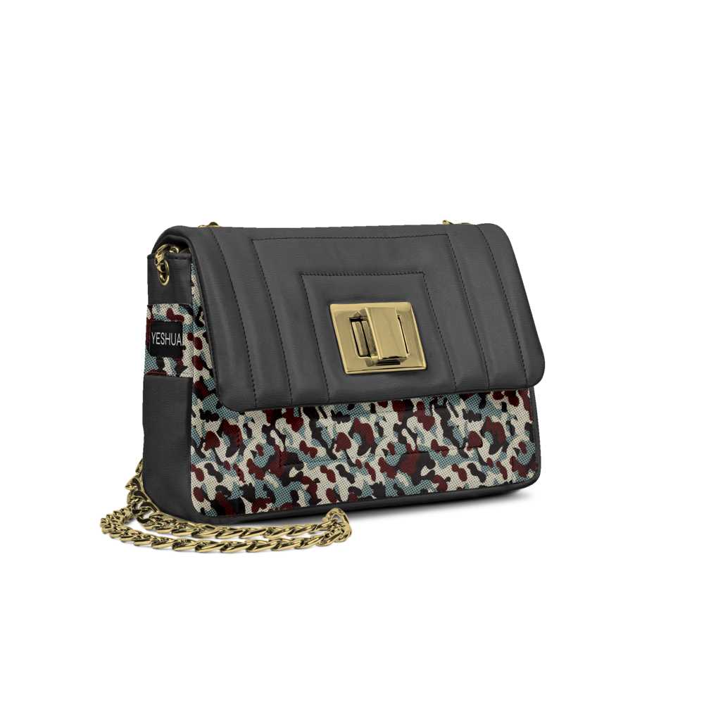Black Leather Shoulder Bag