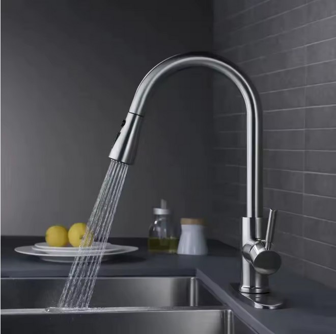 LLAVE MONOMANDO LAVAPLATOS EXTENSIBLE (Incluye Flexibles)