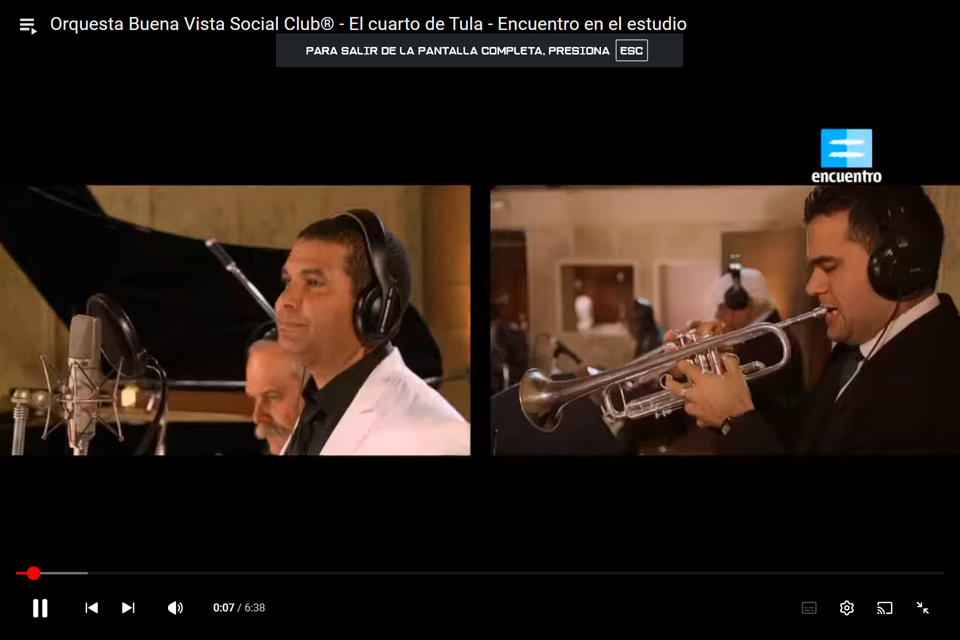 El Cuarto De Tula Buena Vista Social Club Partitura para orquesta de salsa 