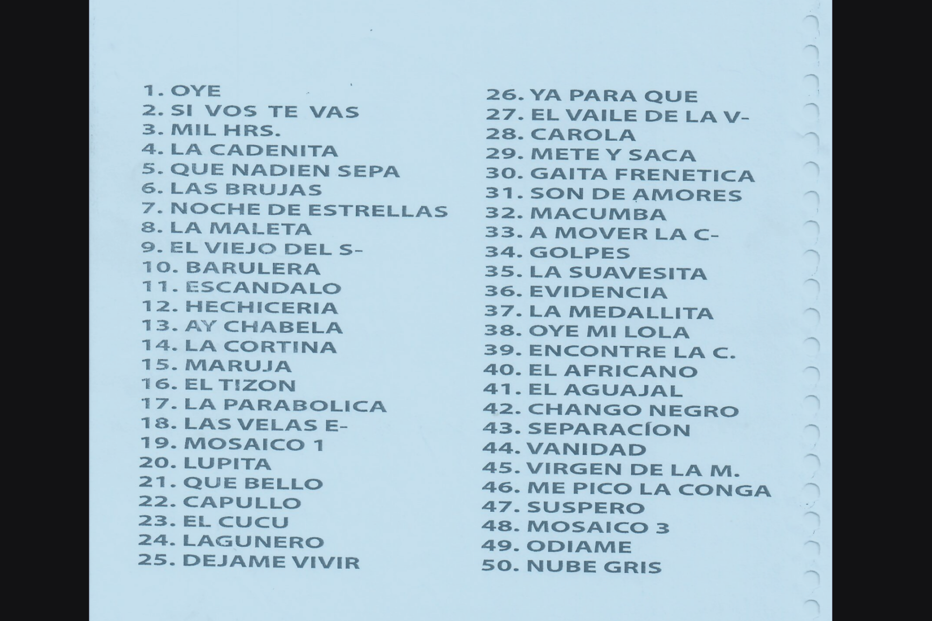 Sonora Dinamita Paquete de 50 temas 