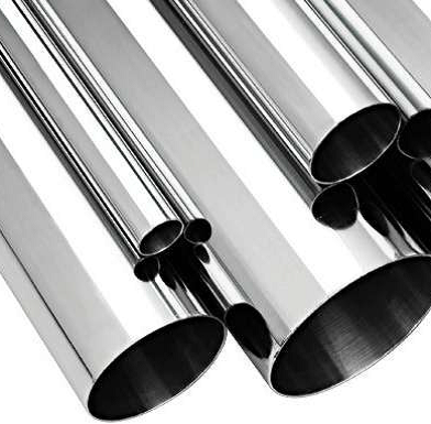 Tubo Redondo Sanitario Pulido int/ext 240/180 Grit en acero AISI316L		 		 		