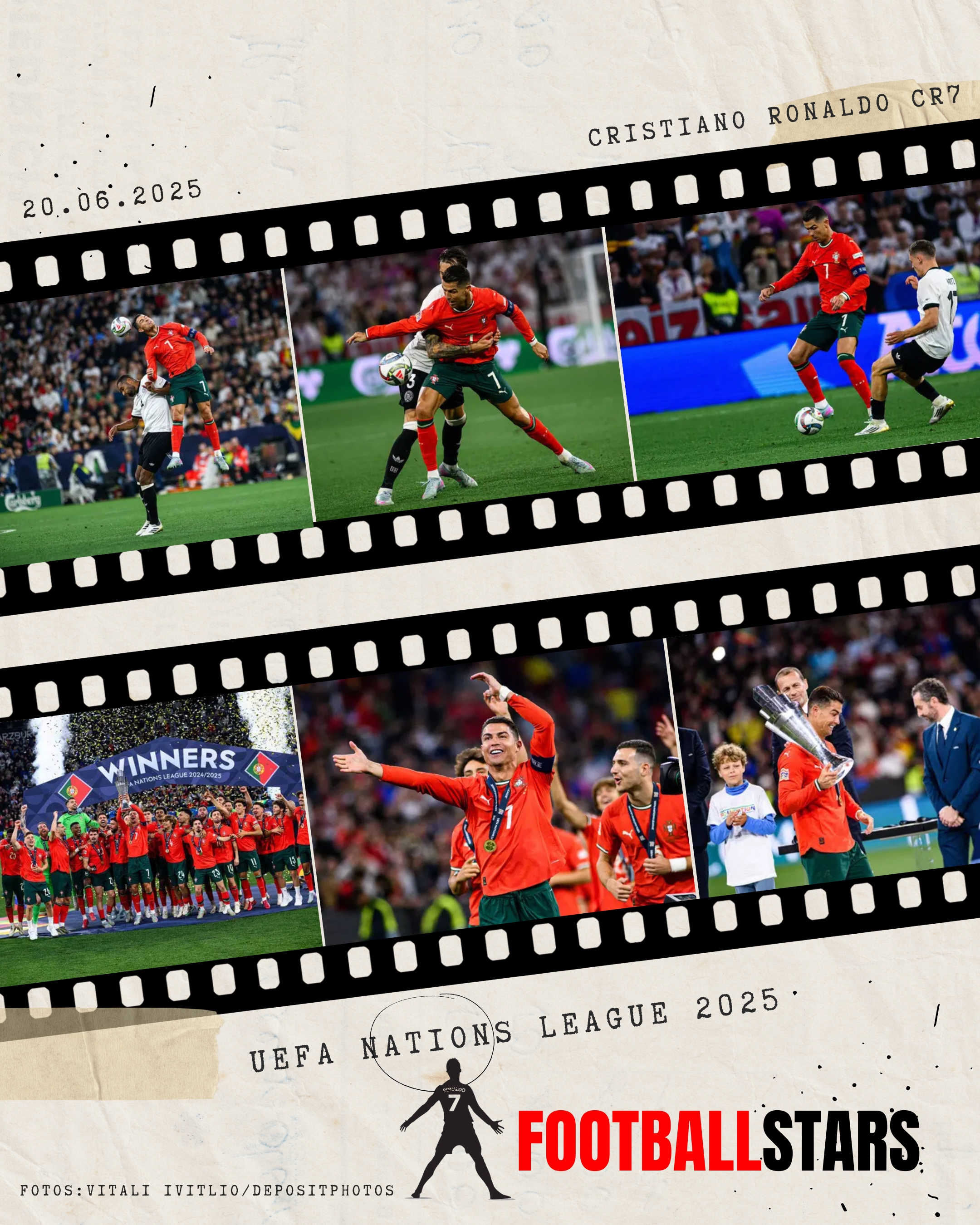 Coleccionable FOOTBALLSTARS CR7 Portugal