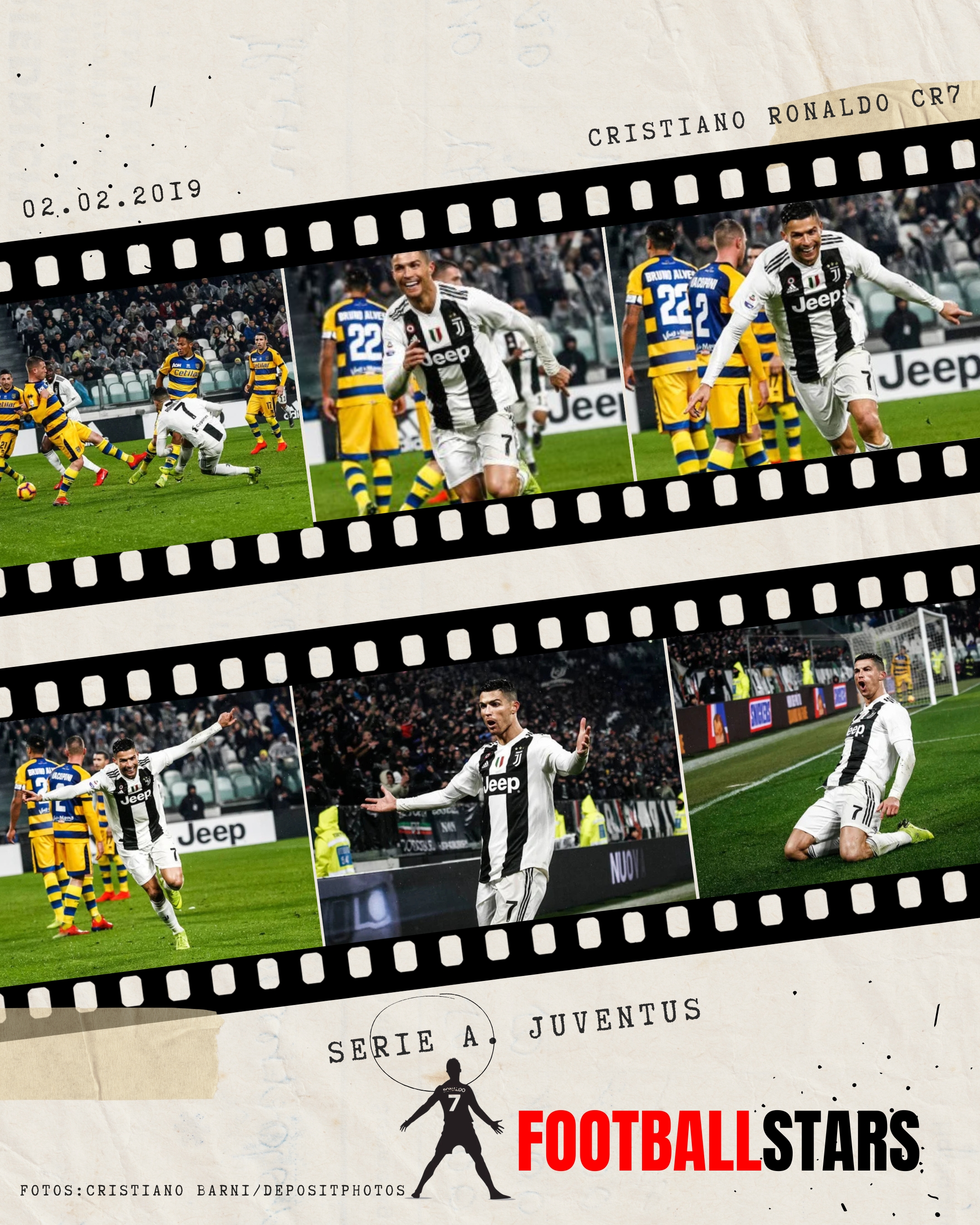 Coleccionable FOOTBALLSTARS CR7 Juve