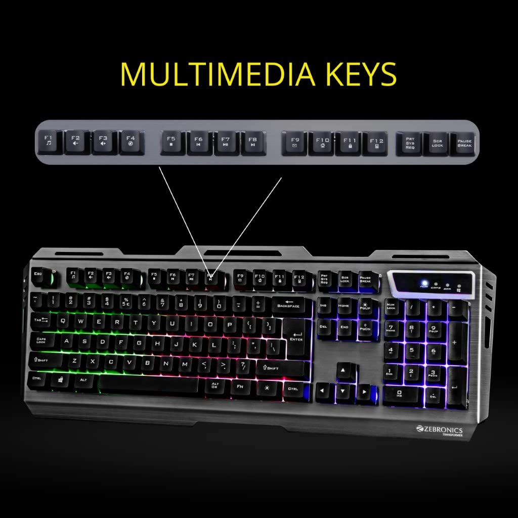 Zebronics Transformer Gaming Keyboard and Mouse Combo