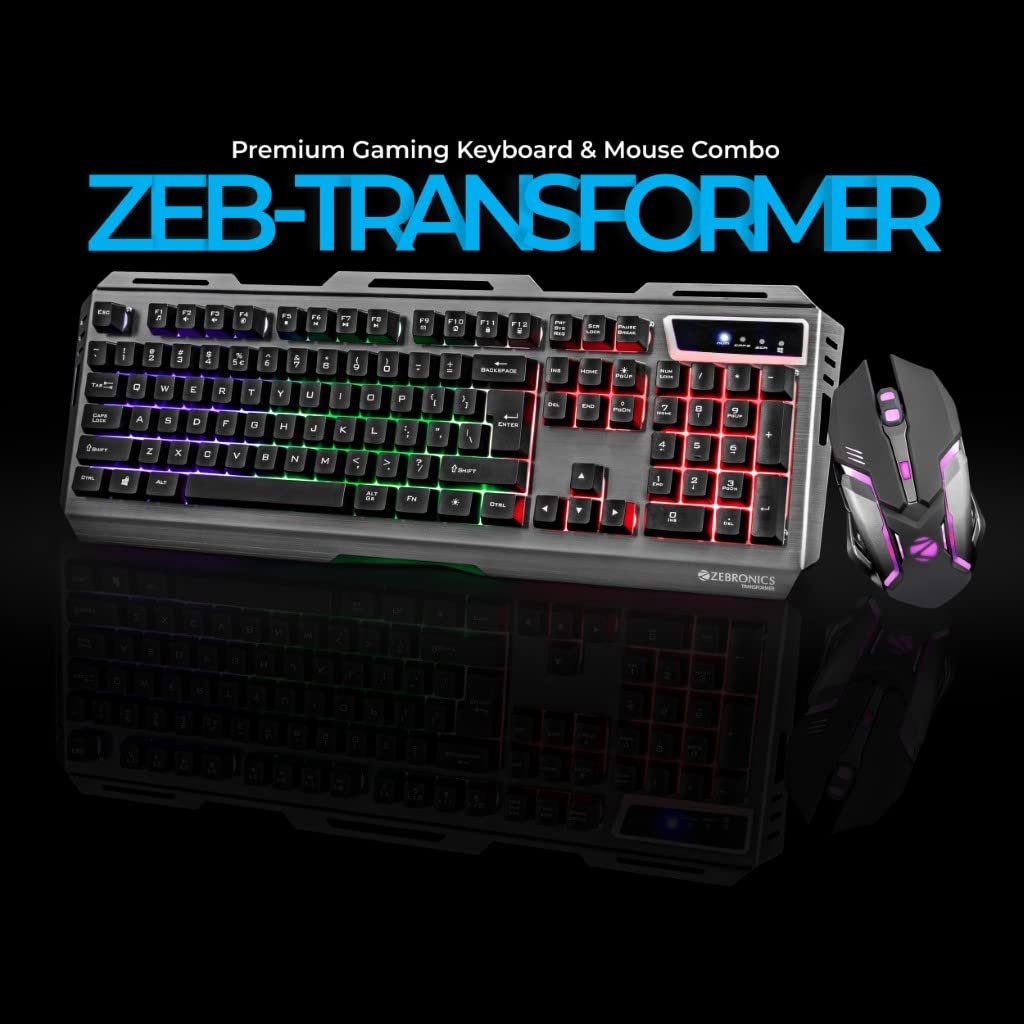Zebronics Transformer Gaming Keyboard and Mouse Combo