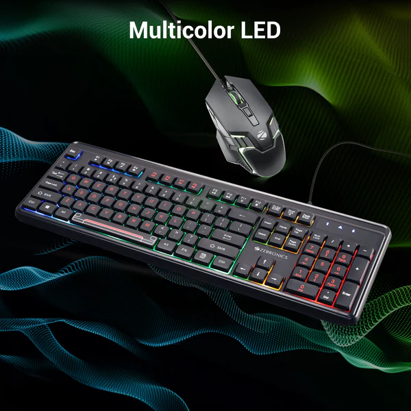 Zebronics Gaming Keyboard and Mouse Combo