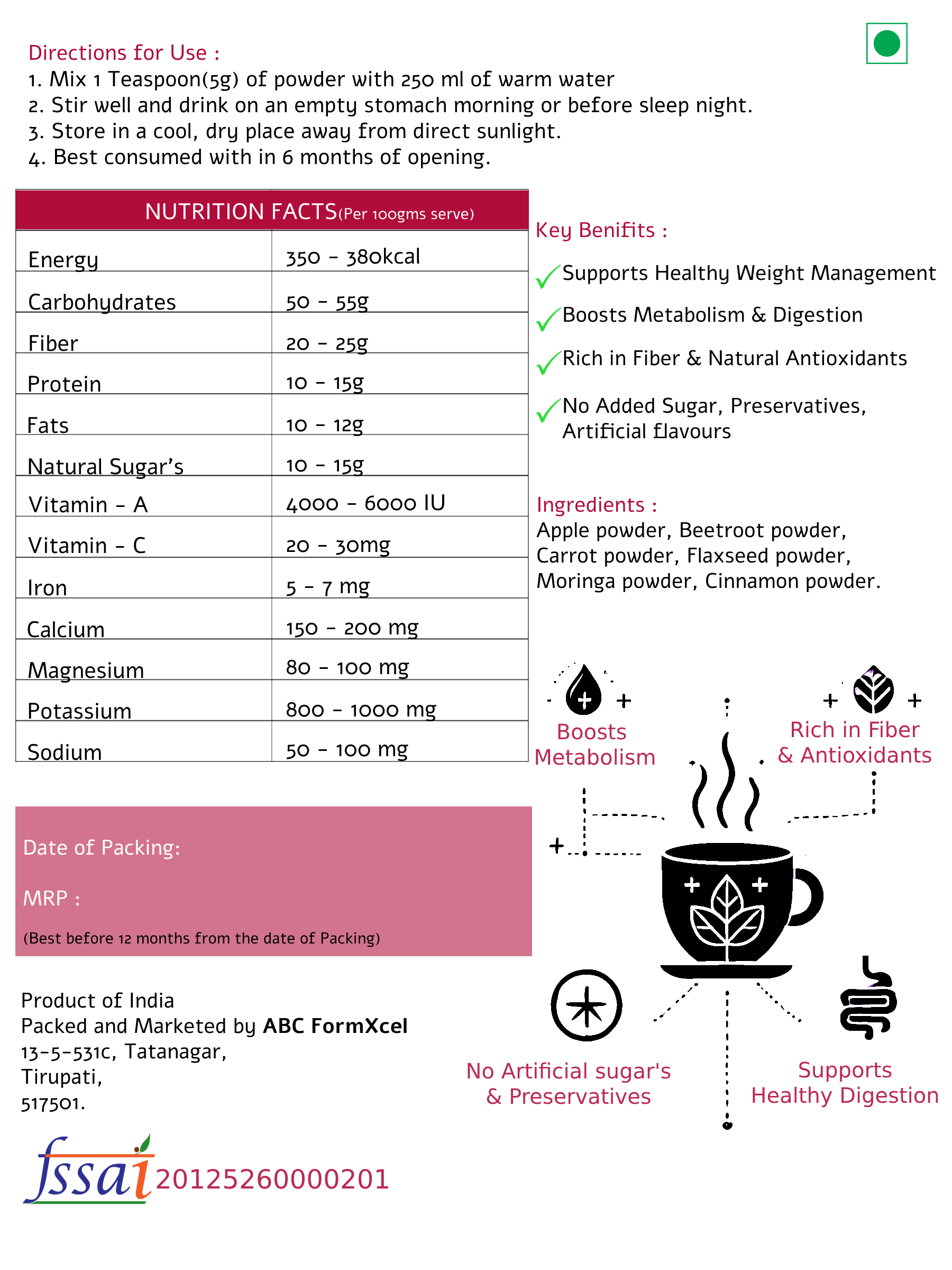 ABC FormXcel Slim (Weight loss)