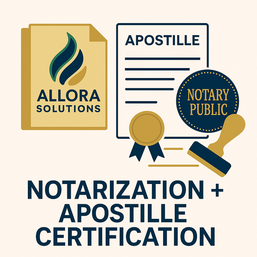 Notarization + Apostille Certification