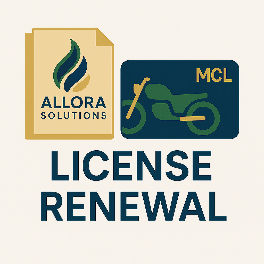 Motorcycle License Renewal Support