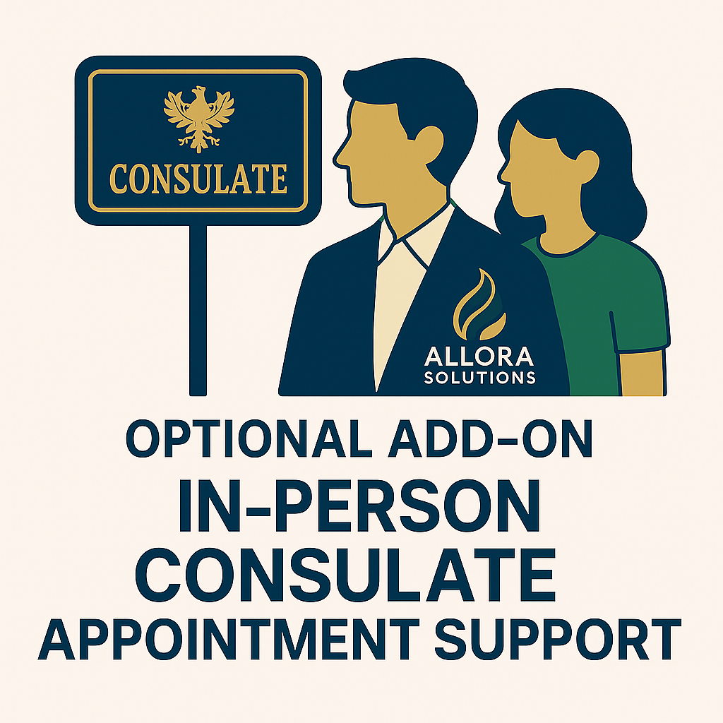 In-Person Consulate Appointment Support