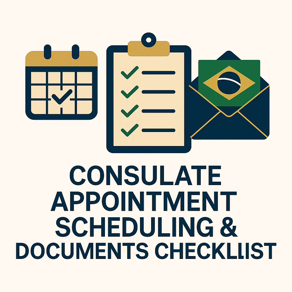 Consulate Appointment Scheduling & Documents Checklist – General