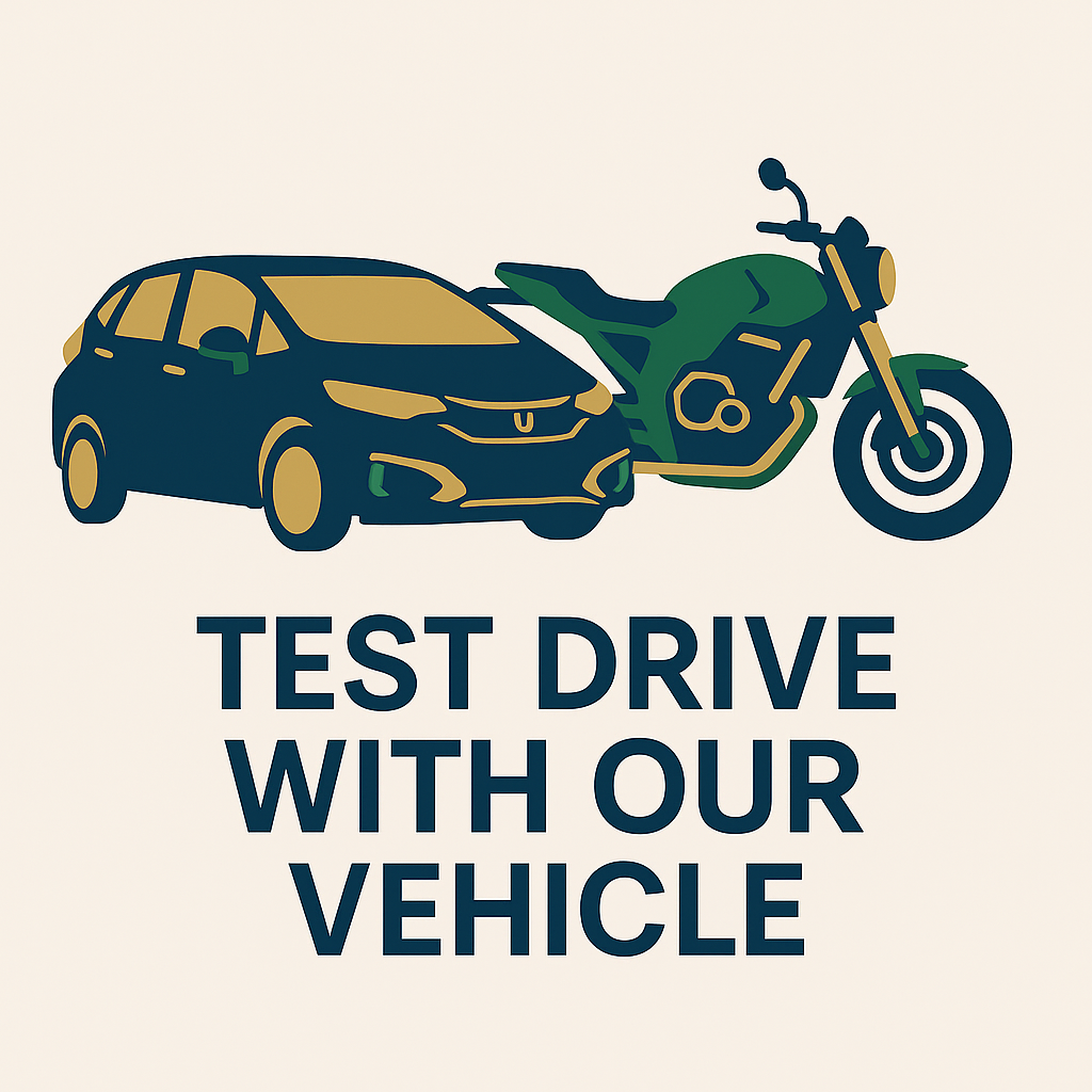 Test Drive with our Vehicle