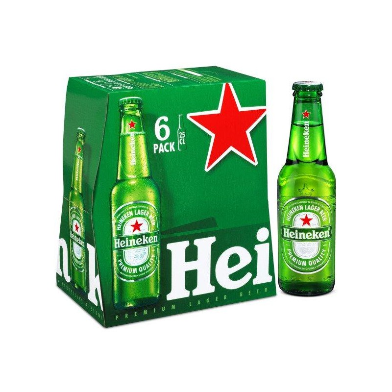 Heineken 6-Pack 25 cl