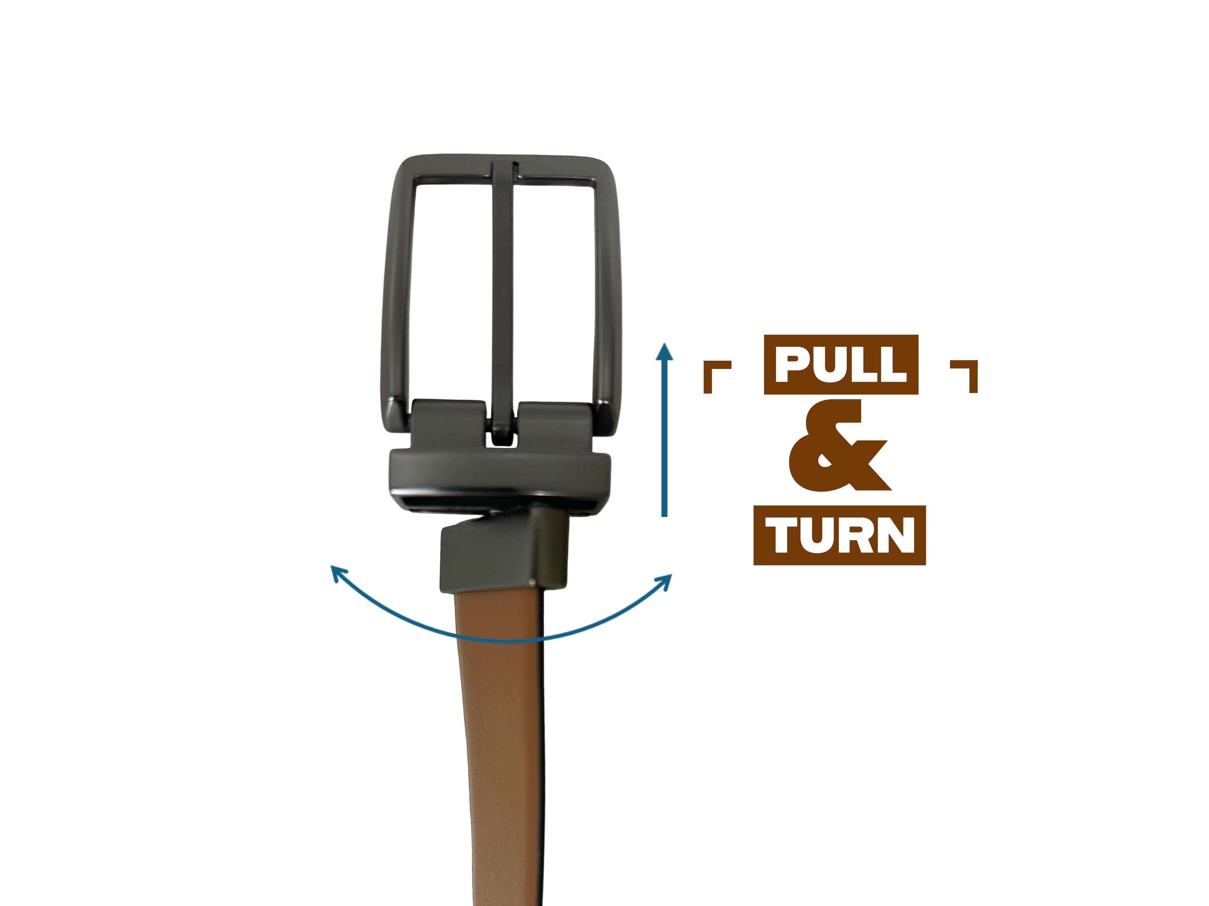 Reversible Genuine Leather Belts for Women with Gun Metal Buckle Fashion Women Belts