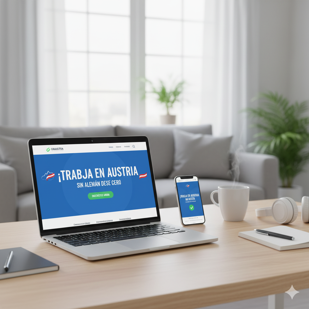 Consigue trabajo en Austria (sin aprender alemán desde cero)