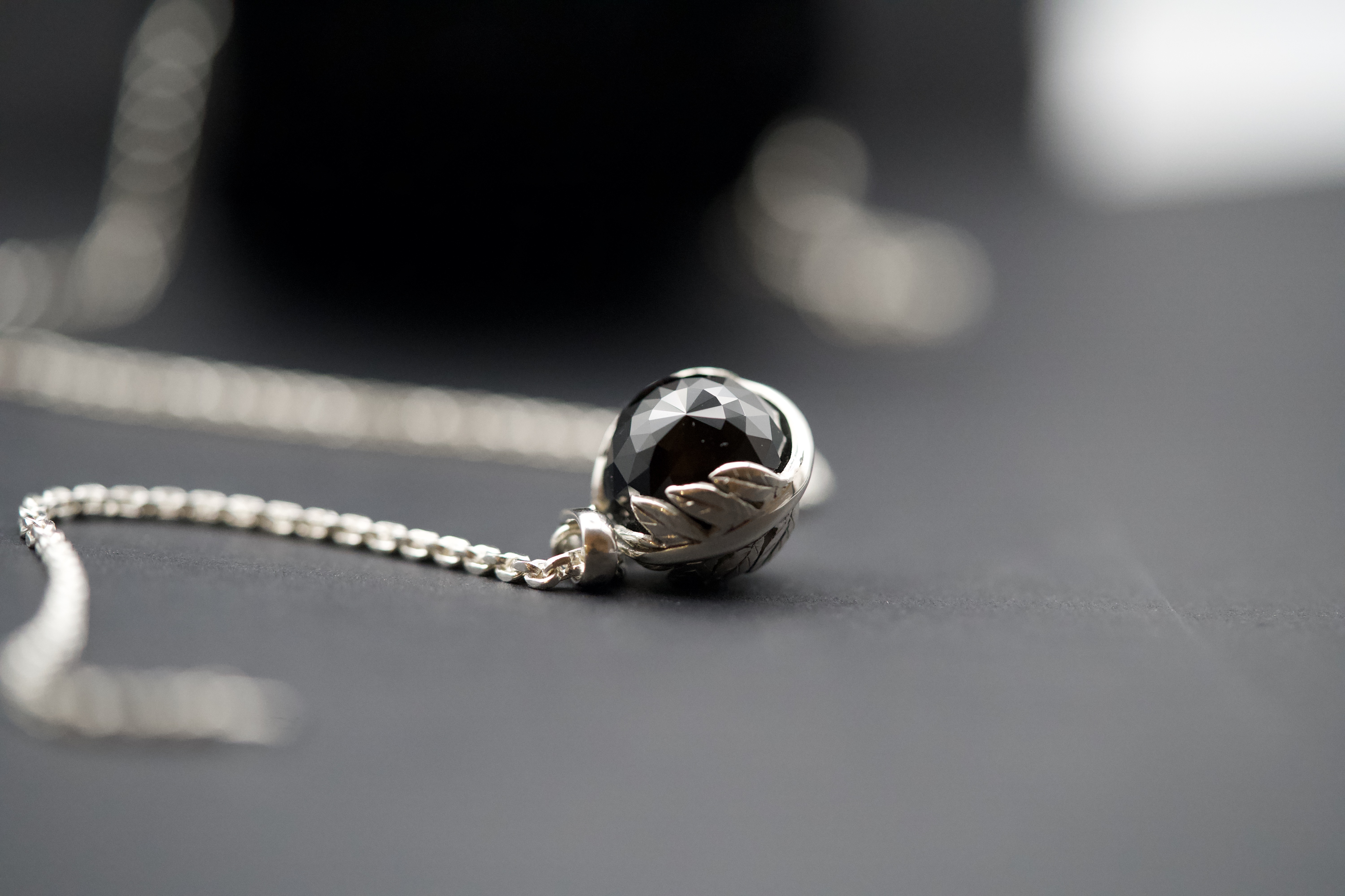  Black Tourmaline | Unisex  Necklace  925 Ag