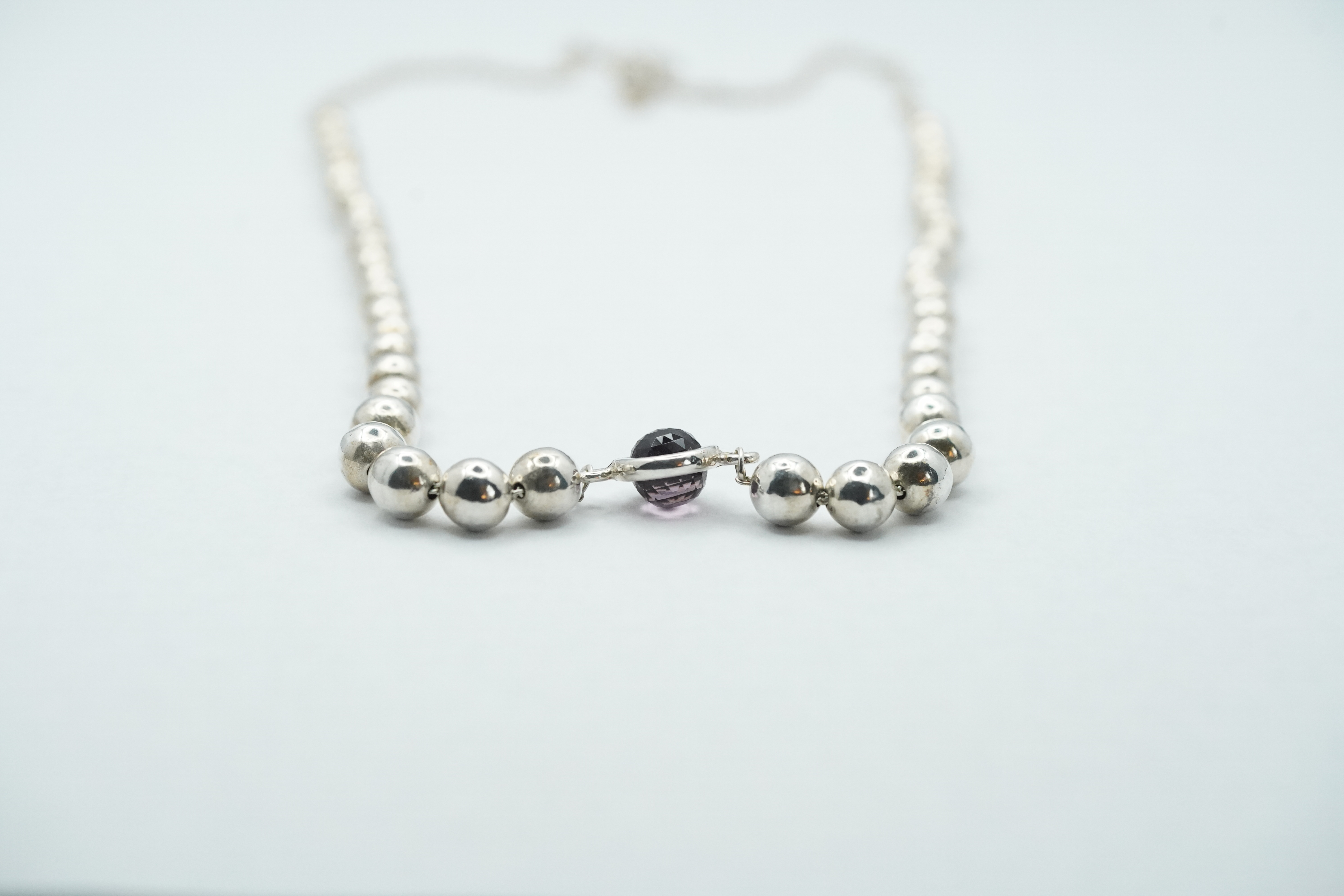 Amethyst Sphere Necklace