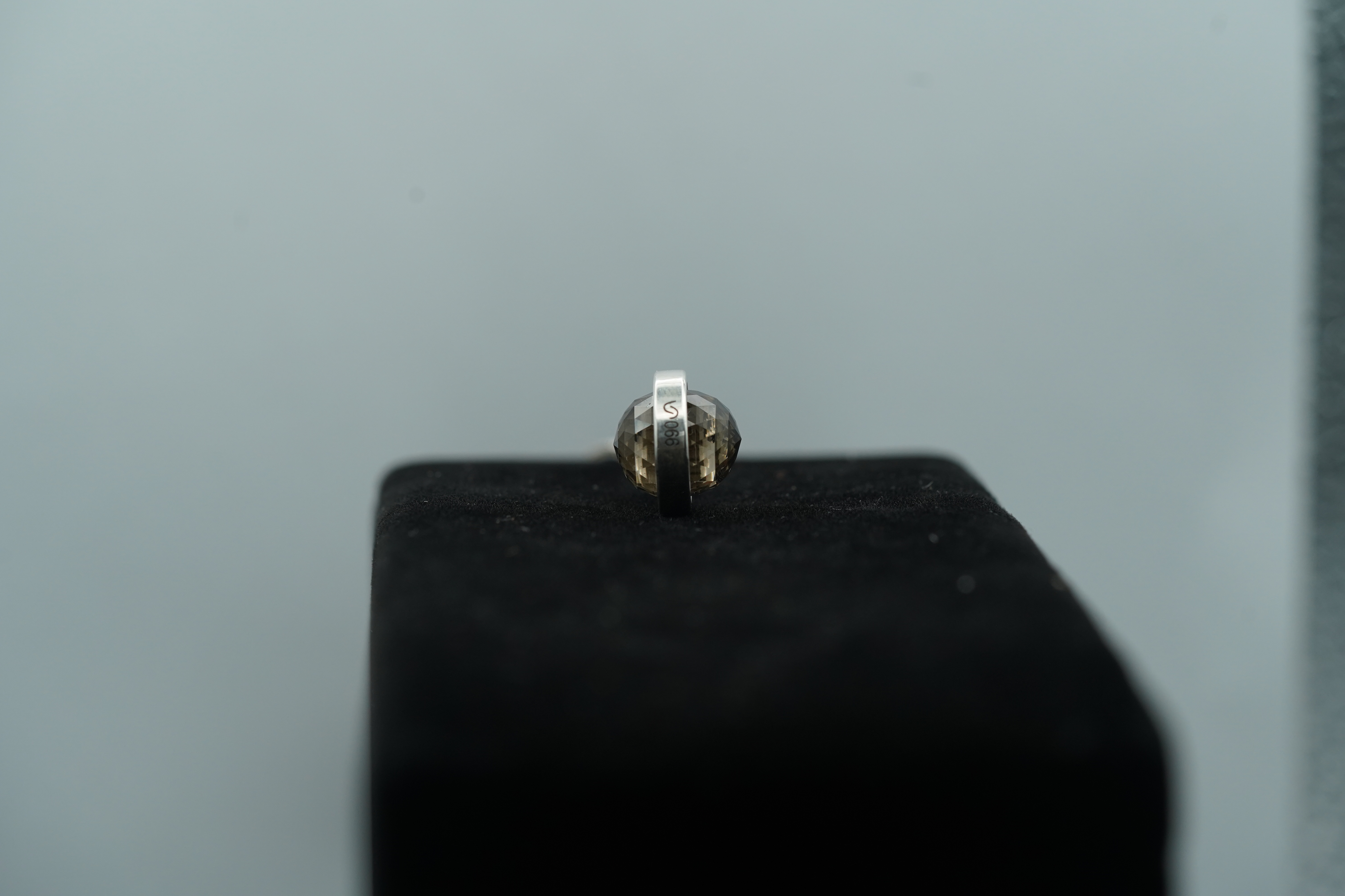 Smoky Quartz Silver Pendant
