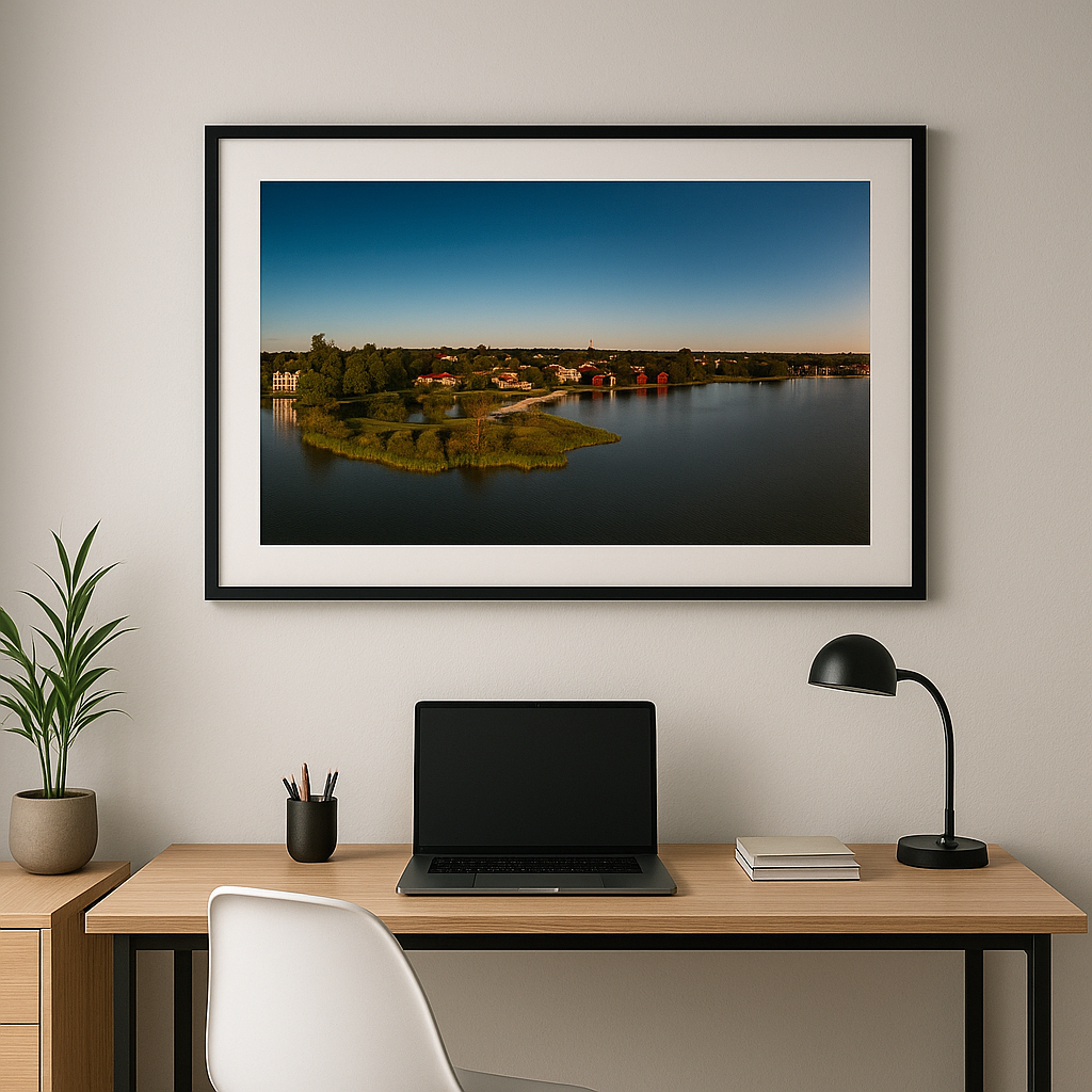 B019 Sunrise Over Östhammar Harbour