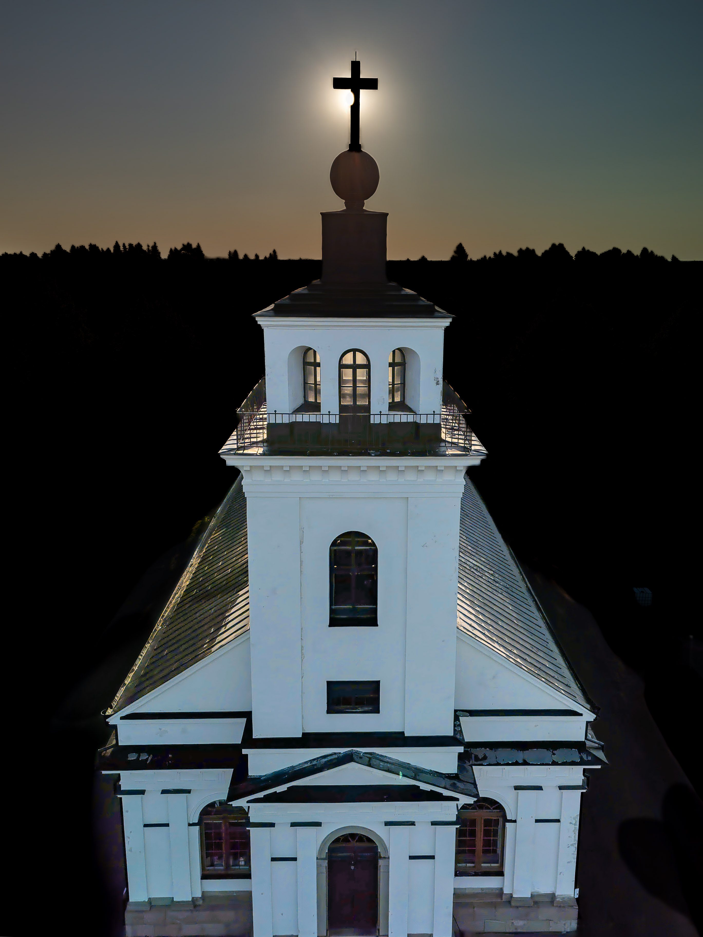 B011 Forsmark Church at Dawn