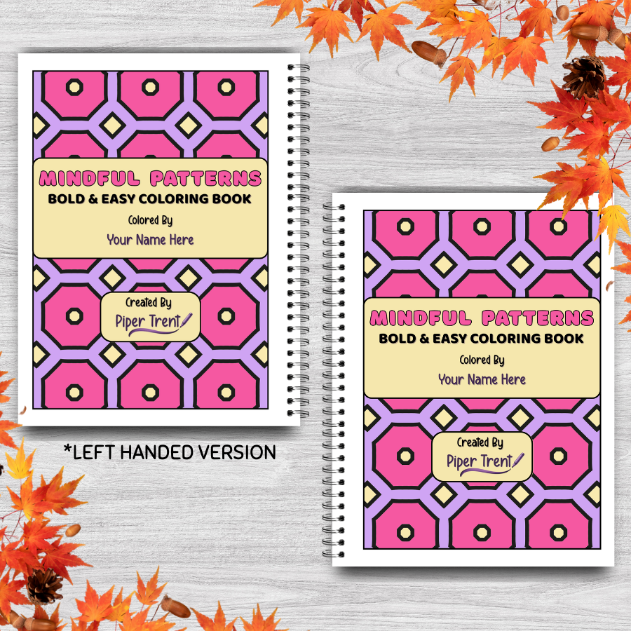 MINDFUL PATTERNS PERSONALIZED COLORING BOOK
