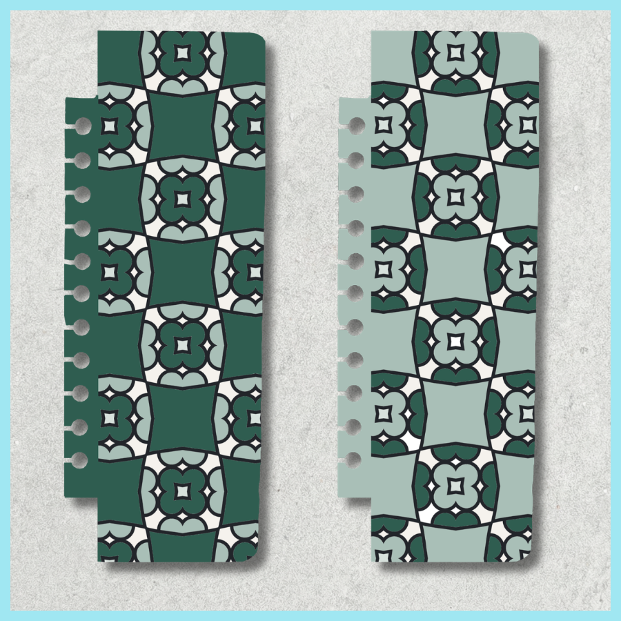 "MINDFUL PATTERNS" MATCHING SNAP-IN BOOKMARK