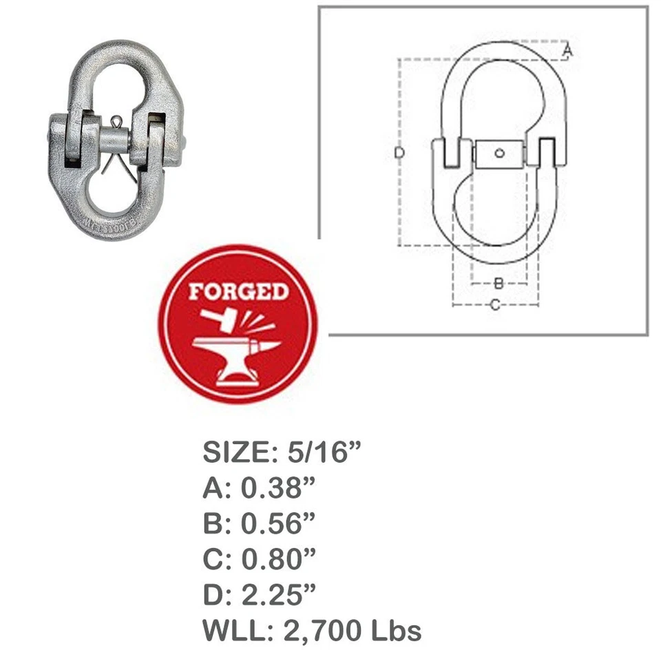Heavy Duty Chain Connecting Link