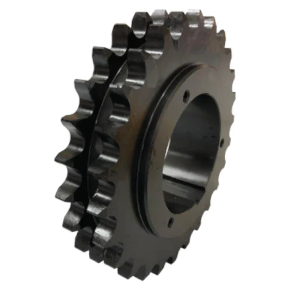 Double roller chain sprocket
